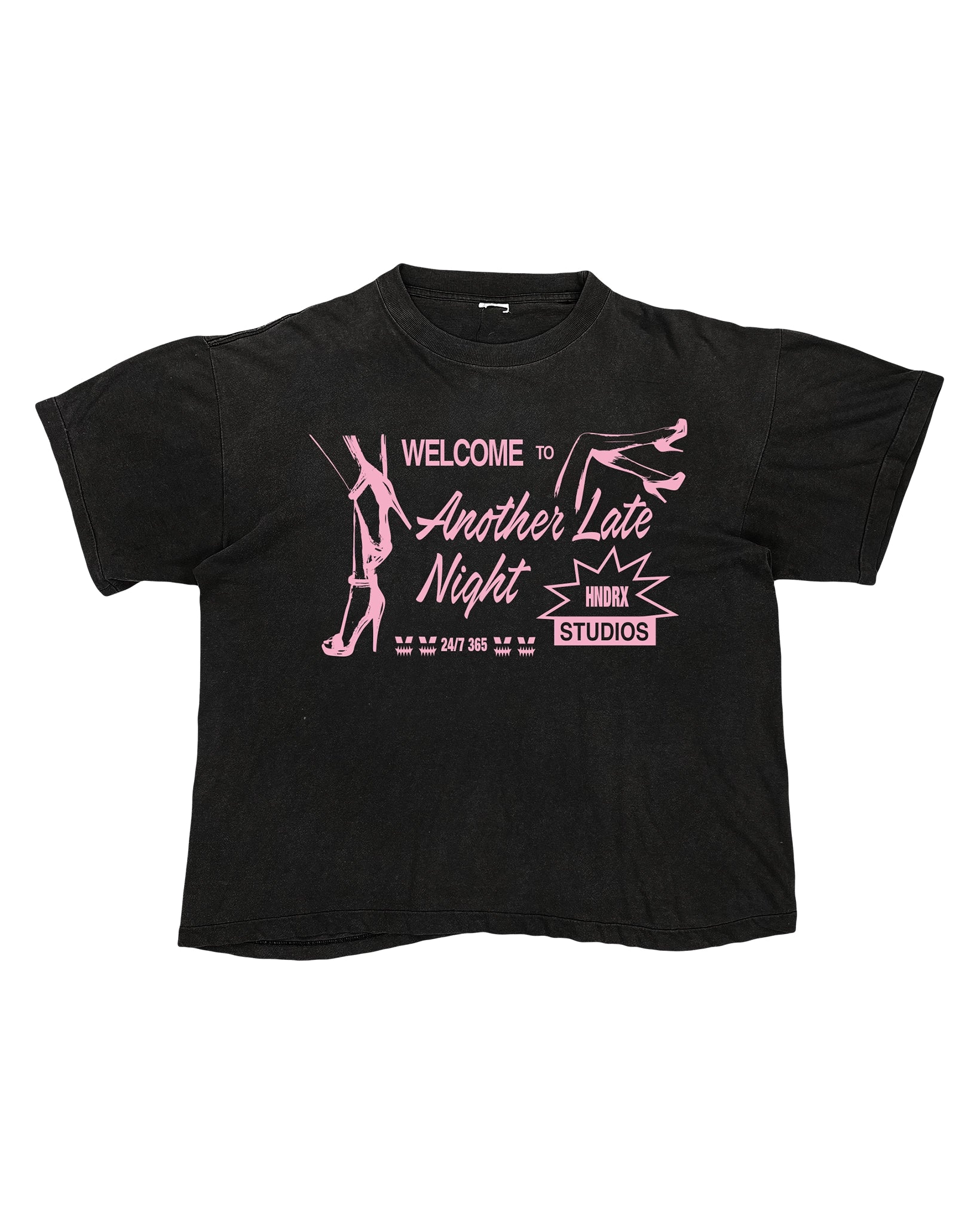 ANOTHER LATE NIGHT TEE BLACK