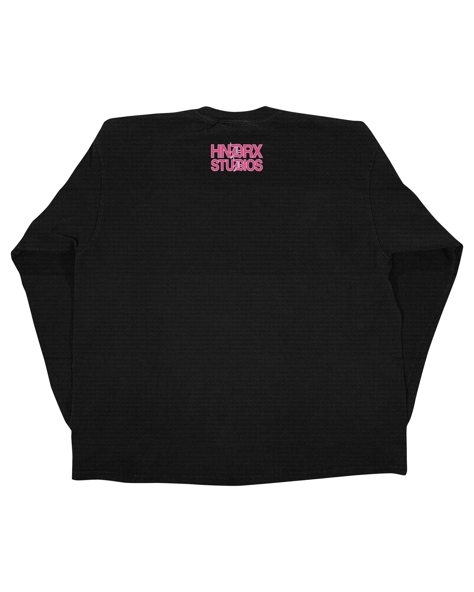 WAFFLE LONGSLEEVE TEE BLACK