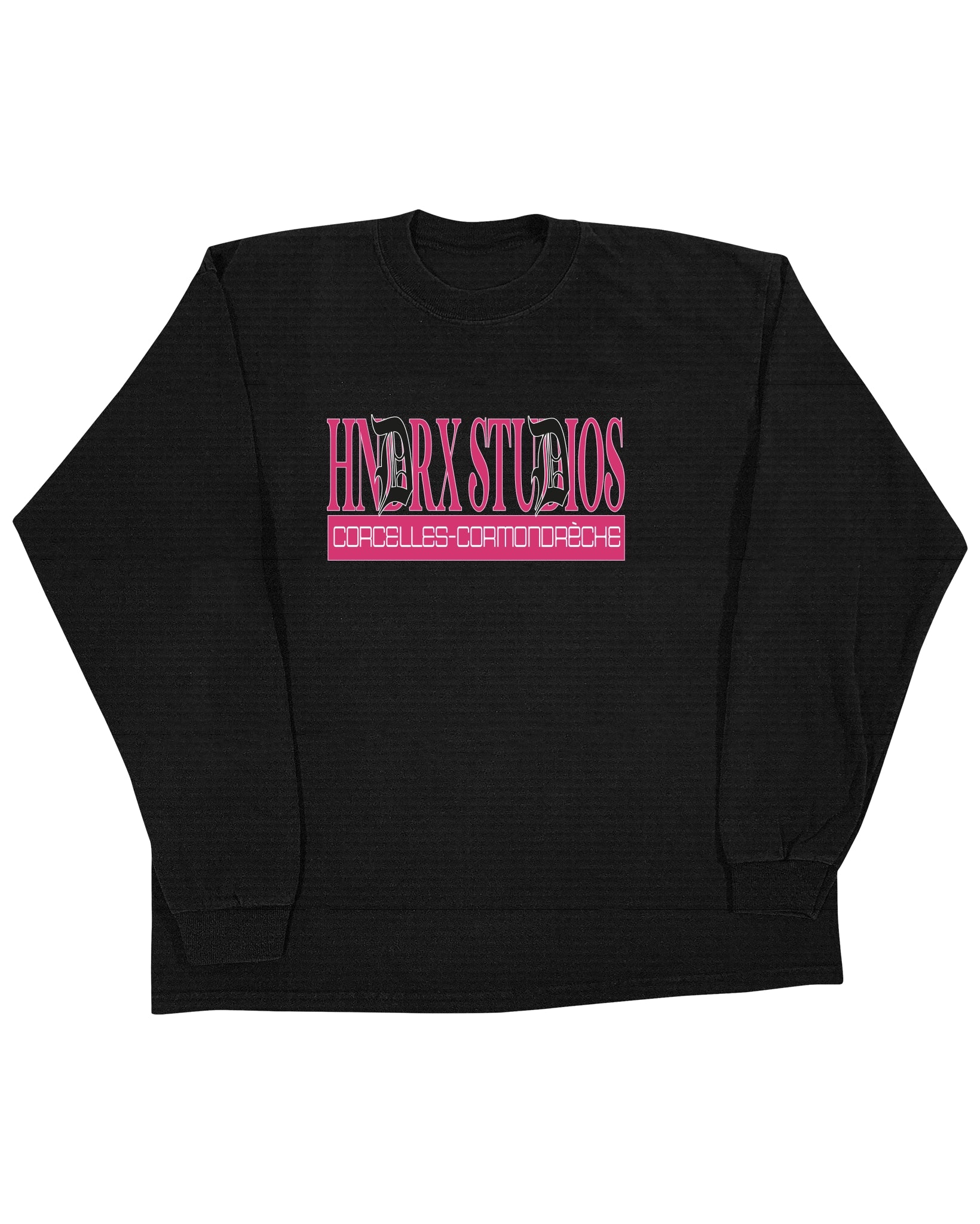 WAFFLE LONGSLEEVE TEE BLACK