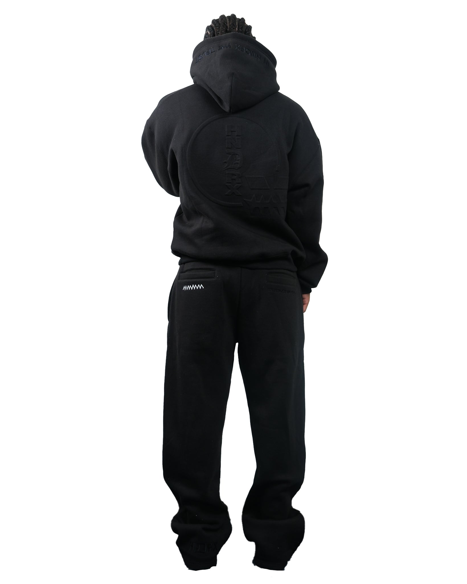 BLACK MOTION SWEATPANTS