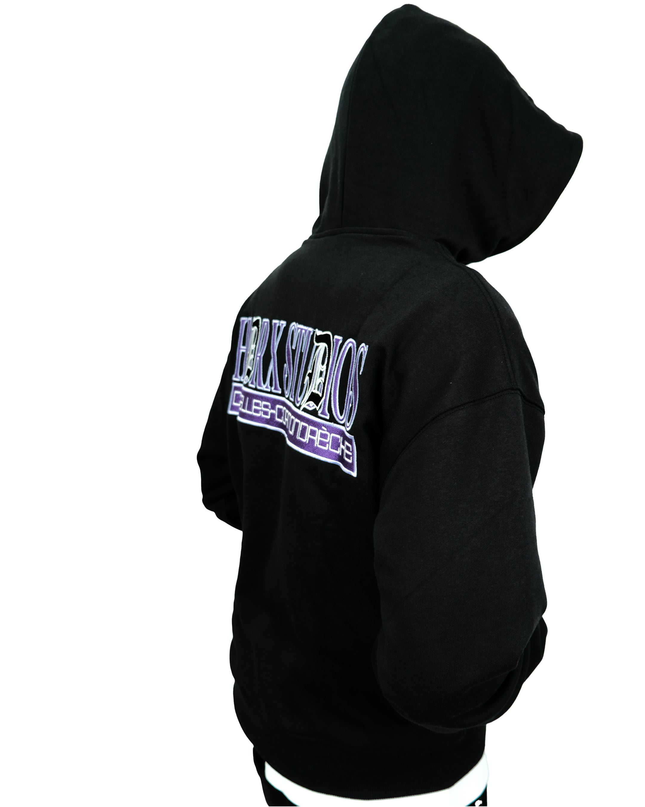 HNDRX STUDIOS ZIP HOODIE BLACK