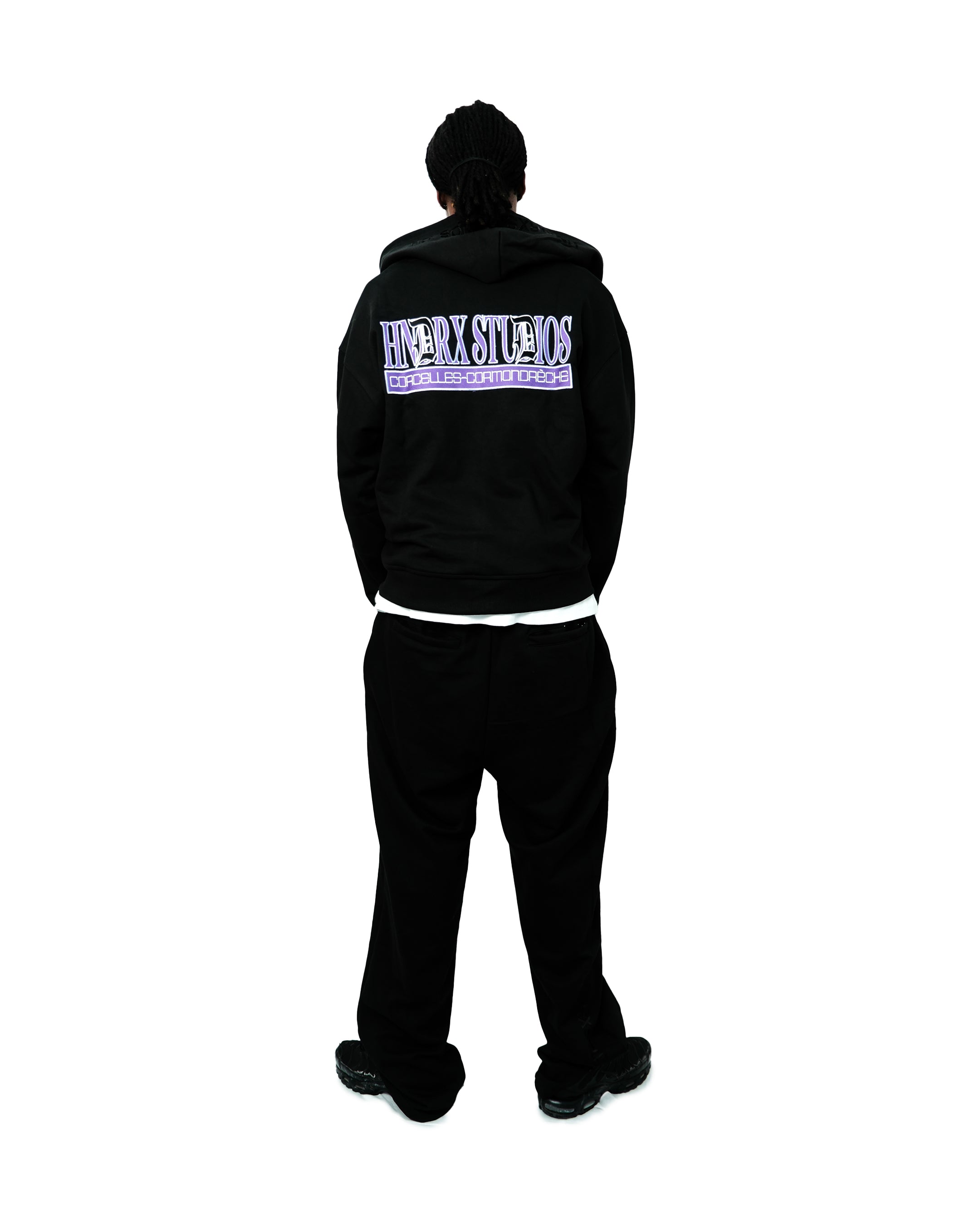 HNDRX STUDIOS ZIP HOODIE BLACK