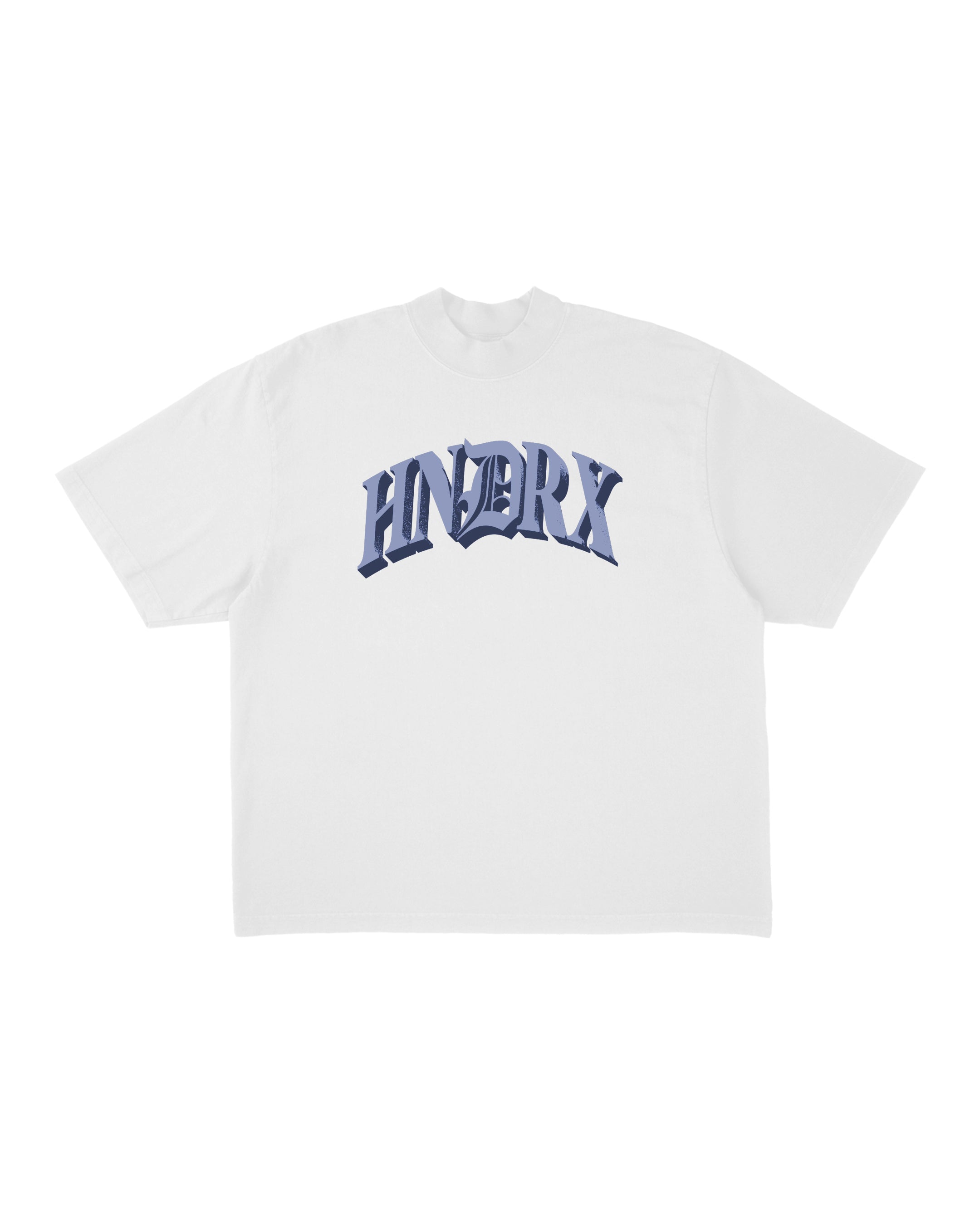 HNDRX ARCH LOGO GRAPHIC TEE WHITE (NAVY)