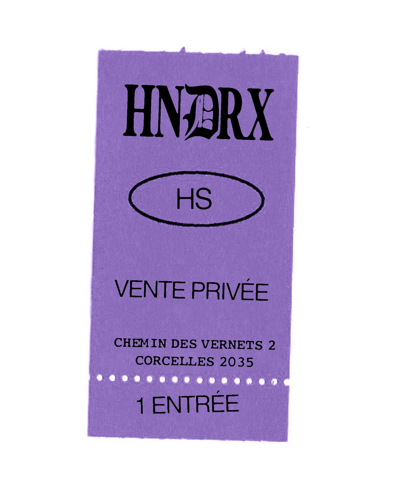 TICKET VENTES PRIVÉS